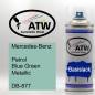 Preview: Mercedes-Benz, Petrol Blue Green Metallic, DB-877: 400ml Sprühdose, von ATW Autoteile West.